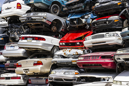 廃車スクラップ